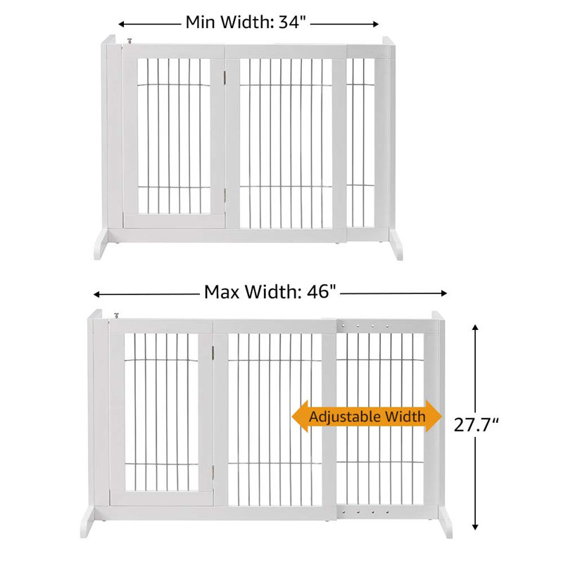 Tucker Murphy Pet™ Freestanding Dog Gate for Doorways | Wayfair